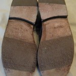 COLE HAAN brown leather lace up dress shoes mens size US 9 1/2 9.5 M