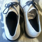 Men’s Cole Haan Lunargrand suede Wingtip ivory/black 11 M New
