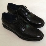 Cole Haan Nike LunarGrand Long Wingtip Black/Black sz 8 BNIB Limited