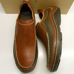 NEW COLE HAAN AIR INFINITY BOURBON WITH BROWN LEATHER CASUAL SLIP ON W/ NIKE AIR