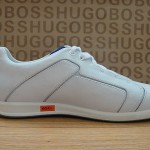 NEW HUGO BOSS BLACK MENS ‘SUMON’ SNEAKERS IN WHITE SIZE US 9, UK 8, EU 42