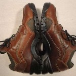MENS 10 1/2 M TIMBERLAND LEATHER GORE-TEX CASUAL TRAIL HIKING ANKLE LACER BOOTS