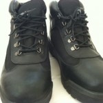 black Timberland boots for men, size 9 1/2, excellent condition
