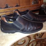 SHARP MENS COLE HAAN BLACK LEATHER CASUAL SPORT LOAFER/DRIVING MOCASSIN 10.5M