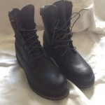 Timberland Black Leather Gore-tex High Boots 9.5m Mint