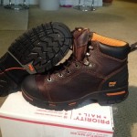 New 52562 Timberland Pro Men’s Safety Boots Brown Size 7.5 Medium