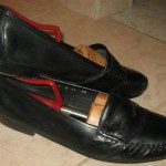 Mens Cole Haan Blk All Leather Italian Classic Penny Loafers sz 11 W