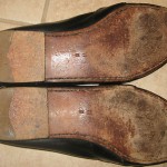 Mens Cole Haan Blk All Leather Italian Classic Penny Loafers sz 11 W
