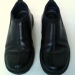 Mens Timberland Shoes Size 8 M Black Leather Slip Ons Smart Comfort System EUC
