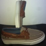 Vans Zapato Del Barco Size M-8 W-9.5 Two Tone (Leather)