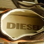 8.5 Diesel Brown Canvas Rubber Toe Corduroy Men’s Casual Great for School