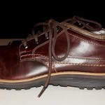 Mens Size 10M TIMBERLAND Dark Brown Leather Lace-Up Tie Casual Shoes