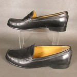 Mens COLE HAAN Black Leather Penny Loafers Size 10.5 B    EUC