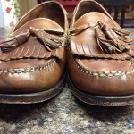Men’s Sz. 10M Cole Haan Brown Leather Tassel Slip On Loafers