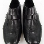 Cole Haan Nike Air Slip On Velcro Casual Loafer Sneaker Black Leather #7430 10.5