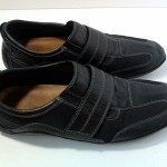 Mens Cole Haan Nike Air G Series Shoes Size 12 M Black Leather Slip Ons