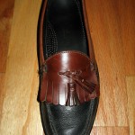 Cole Haan Country Men’s BLACK & BROWN Tassel Moccasin Loafer Shoes Size 11.5M
