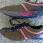 HUGO BOSS Orange Label Brown, Burgundy, Tan Sneakers Men’s 8 (Euro 41) Orlon