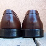Cole Haan Mens Casual Dress Shoe Size 8.5EEE Brown Leather Slip On Buckle Loafer