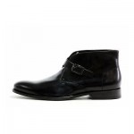 Mens Shoes Black Hugo Boss Henkor Ankle Leather Boots 50229866 Authentic