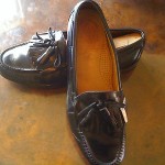 “VINTAGE” GORGEOUS ‘BLACK” COLE HAAN “TASSEL FRINGE” LOAFERS SZ10(D) SHARP