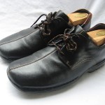 COLE HAAN BLACK LEATHER SPLIT TOE OXFORDS SIZE 10 MEDIUM