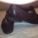 HUGO BOSS BROWN LEATHER DRESS BOSS LOAFERS SLIP ON SHOES SZ: 9.5