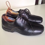 Mens Casual Black Leather Cole Haan Shoes Size 8.5M