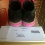 Cole Haan Lunargrand Oxford Pink/Black sz.10