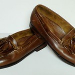 COLE HAAN Brown Leather Tassel Slip-On Loafers – US 11 M
