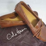 Cole Haan ~ NWD Men’s BROWN Leather GUNNISON Moccasin Driving Shoes – Size 12D