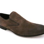 Hugo Boss Orange Resolute Mens Brown Suede Loafers Leather Shoes 7 EU 40