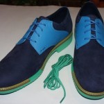 Cole Haan Great Jones Saddle Oxfords, Nubuck Upper, Peact/Topaz/Mnt, 9.5, New