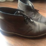 Clarks Desert Boots Taupe Suede Sz 8 Pre Owned