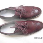 NIKE COLE HAAN COOPER SQUARE WING TIP C11501 K12 SIZE 8.5 OXFORD LEATHER
