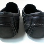Mens Cole Haan Nike Air G Series Shoes Size 12 M Black Leather Slip Ons