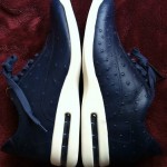 MENS COLE HAAN NIKE AIR CONNER OSTRICH PRINT LEATHER SHOES BLUE OXFORD SPORT 8.5