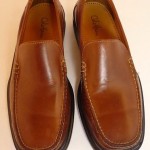 Cole Haan Mens 9 M Santa Barbara Saddle Tan Italian Leather Nike Air Sole $158