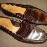 COLE HAAN brown leather penny loafer mocassins 9.5M