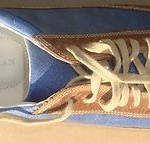 39% off NEW COLE HAAN Air Ryder Driving Oxford Ocean Blue/Bark Suede  14W – $178