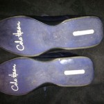 MENS COLE HAAN NIKE AIR LEATHER SHOES BLUE OXFORD SPORT SIZE 12