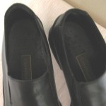 10.5 M Cole Haan NIKE AIR Black Leather MENS DRESS LOAFERS slip on shoes