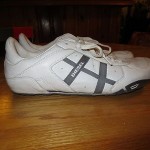 Men’s Diesel White Leather Sneakers Size 13