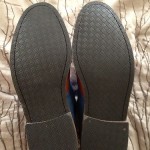 cole haan Mens Leather And Blue Suade Dress Shoe 10.5