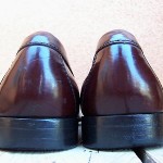 Cole Haan Mens Dress Shoes Size 9D Burgundy Leather Casual Slip On Penny Loafers
