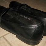 Mens Cole Haan Blk All Leather Italian Classic Penny Loafers sz 11 W
