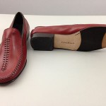Cole Haan Women Dress Shoes Size 10B Burgundy Leather Slip On Loafers