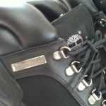 black Timberland boots for men, size 9 1/2, excellent condition