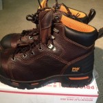 New 52562 Timberland Pro Men’s Safety Boots Brown Size 7.5 Medium