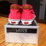 Vans Chukka LX 69 Vault Size 9 Red/Sudan Brown Great Condition!!!